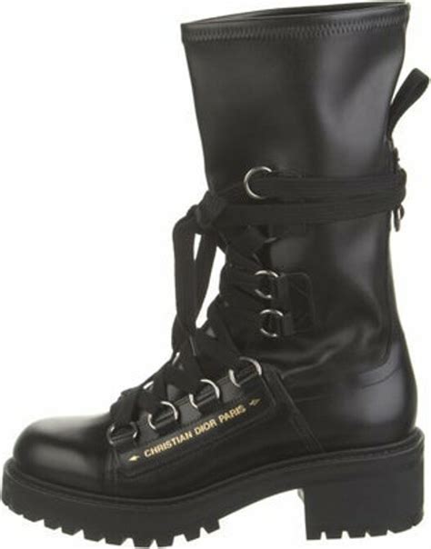 christian dior combat boots.